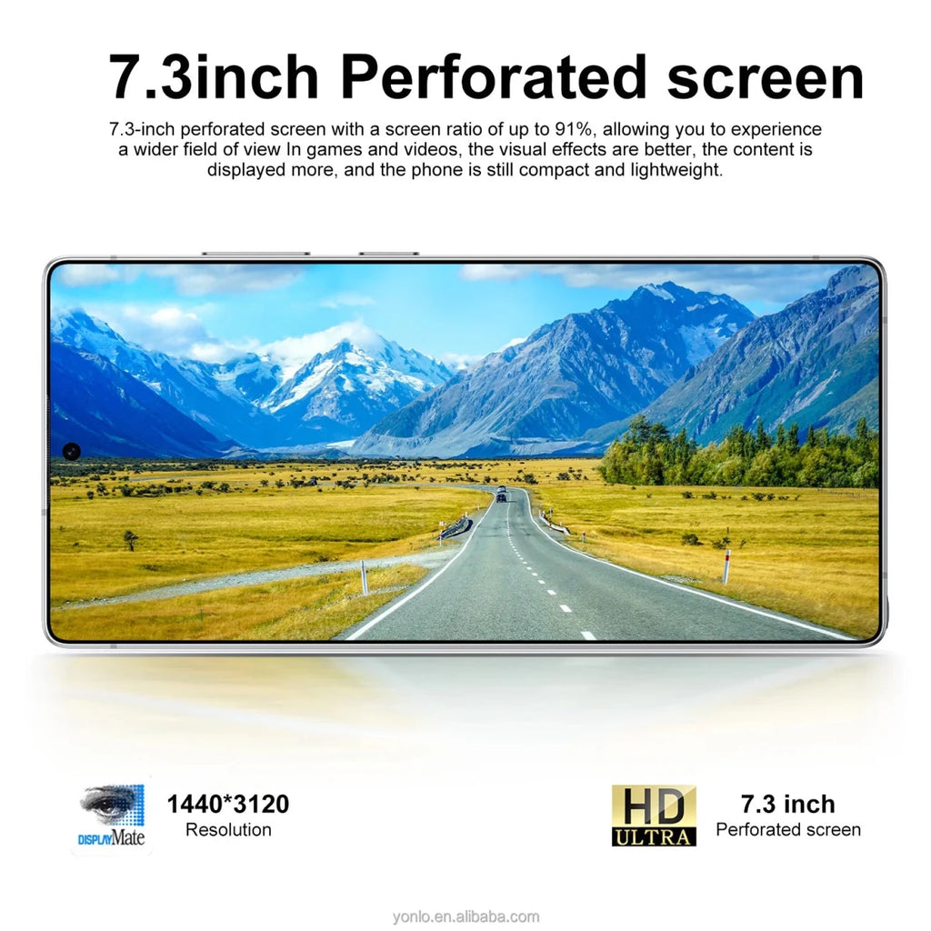 SmartPhone GalaxS S25 Ultra 7.3 HD 5G Celulares 16GB+1TB Dual Sim 7000mAh 72MP+108MP Mobile Phones Original Android Cell Phone Black SmartPhone GalaxS S25 Ultra 7.3 HD 5G Celulares 16GB+1TB Dual Sim 7000mAh 72MP+108MP Mobile Phones Original Android Cell Phone - shop_name