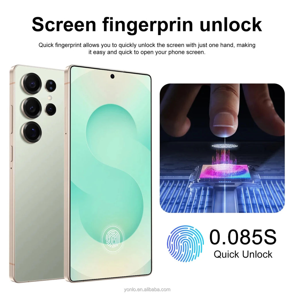 SmartPhone GalaxS S25 Ultra 7.3 HD 5G Celulares 16GB+1TB Dual Sim 7000mAh 72MP+108MP Mobile Phones Original Android Cell Phone Black SmartPhone GalaxS S25 Ultra 7.3 HD 5G Celulares 16GB+1TB Dual Sim 7000mAh 72MP+108MP Mobile Phones Original Android Cell Phone - shop_name