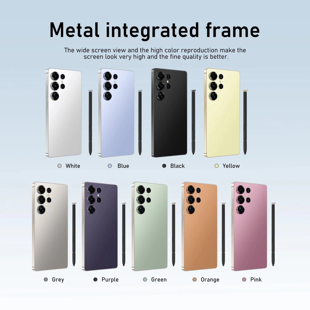 SmartPhone GalaxS S25 Ultra 7.3 HD 5G Celulares 16GB+1TB Dual Sim 7000mAh 72MP+108MP Mobile Phones Original Android Cell Phone Black SmartPhone GalaxS S25 Ultra 7.3 HD 5G Celulares 16GB+1TB Dual Sim 7000mAh 72MP+108MP Mobile Phones Original Android Cell Phone - shop_name