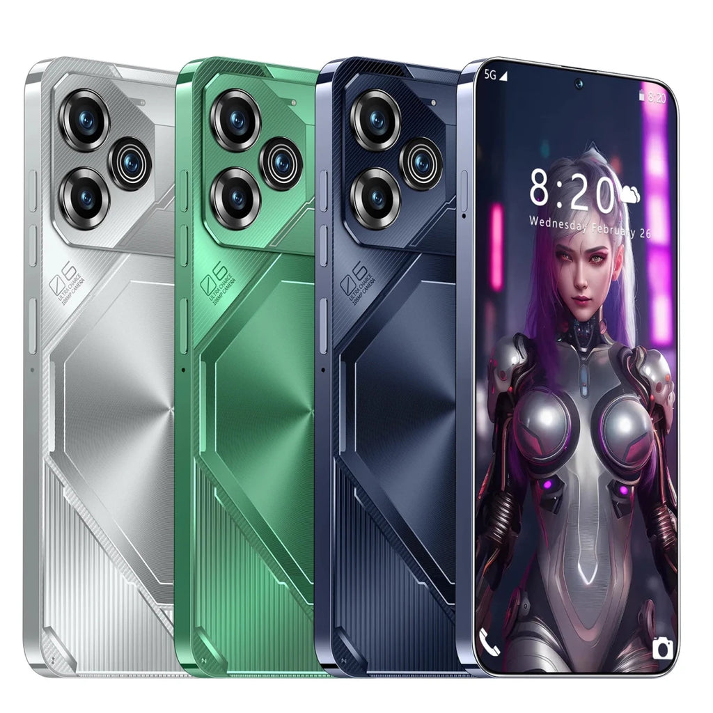 Smartphone Mobiles Android 8.1 Cell Phone l High Quality POVA6Pro 5G Mobile Phones made in china Black Smartphone Mobiles Android 8.1 Cell Phone l High Quality POVA6Pro 5G Mobile Phones made in china - shop_name