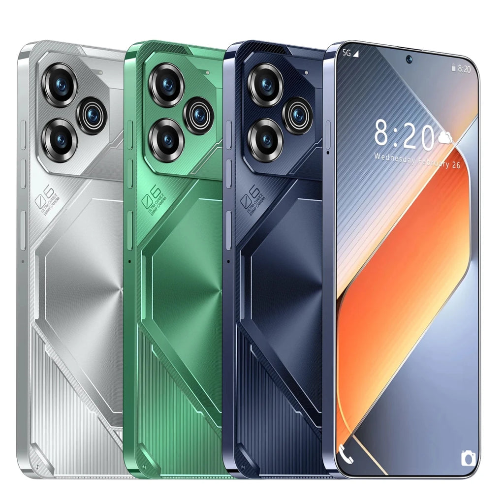 Smartphone Mobiles Android 8.1 Cell Phone l High Quality POVA6Pro 5G Mobile Phones made in china Black Smartphone Mobiles Android 8.1 Cell Phone l High Quality POVA6Pro 5G Mobile Phones made in china - shop_name