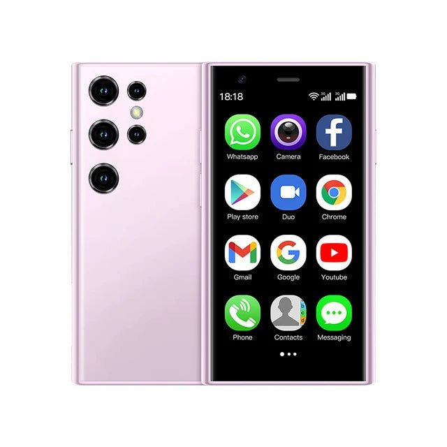 SOYES S23 Pro Mini Smart Mobile Phone 3.0 Inch Android 8.1 Smartphone 2GB RAM+16GB ROM Dual SIM 3G Cellphones Pink SOYES S23 Pro Mini Smart Mobile Phone 3.0 Inch Android 8.1 Smartphone 2GB RAM+16GB ROM Dual SIM 3G Cellphones - shop_name