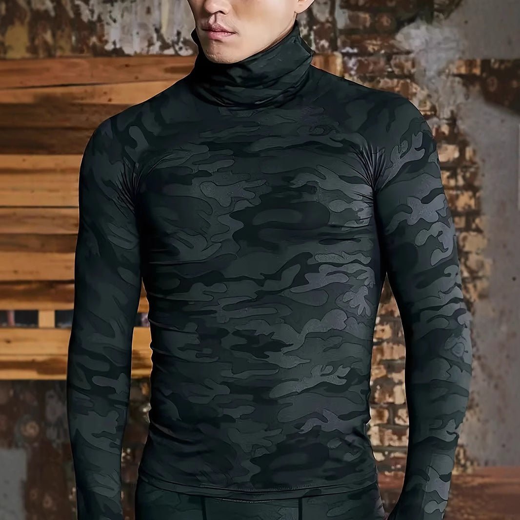 Sports And Leisure Men's Outdoor Bottoming Shirt Black Sports And Leisure Men's Outdoor Bottoming Shirt - shop_name