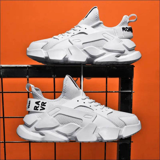 Sports Running Shoes White Shoes Men's Summer Breathable Men's Shoes - Update Avenue 