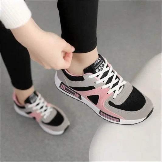 Sports Shoes Women's All-match Casual Shoes Forrest Shoes Student Breathable Board Shoes Flat Running Shoes - Update Avenue 
