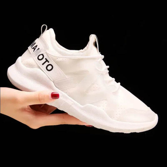 Sports Shoes Women's White Shoes Increased Breathable Casual Running Shoes - Update Avenue 