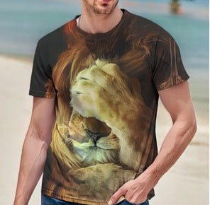 Summer 3D Digital Printing Men's And Women's Loose Short - sleeved T-shirt T23821 Summer 3D Digital Printing Men's And Women's Loose Short - sleeved T-shirt - shop_name