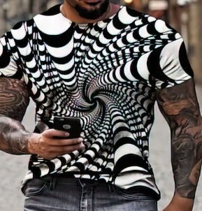 Summer 3D Digital Printing Men's And Women's Loose Short - sleeved T-shirt TH170 Summer 3D Digital Printing Men's And Women's Loose Short - sleeved T-shirt - shop_name