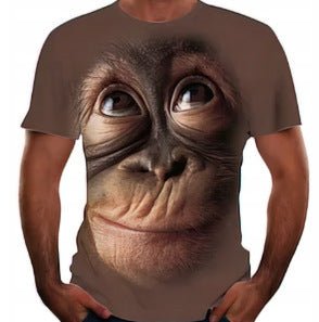 Summer 3D Digital Printing Men's And Women's Loose Short - sleeved T-shirt T23823 Summer 3D Digital Printing Men's And Women's Loose Short - sleeved T-shirt - shop_name