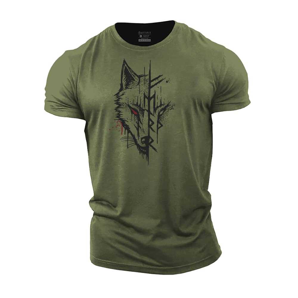 Summer Digital Printing Men's T-shirt Army Green Summer Digital Printing Men's T-shirt - shop_name