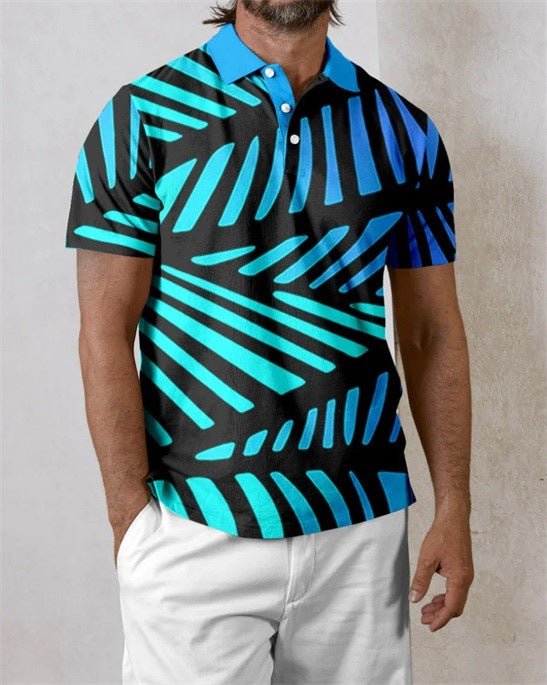 Summer Men's Daily Casual Trend Short Sleeve BMPLD87 Summer Men's Daily Casual Trend Short Sleeve - shop_name