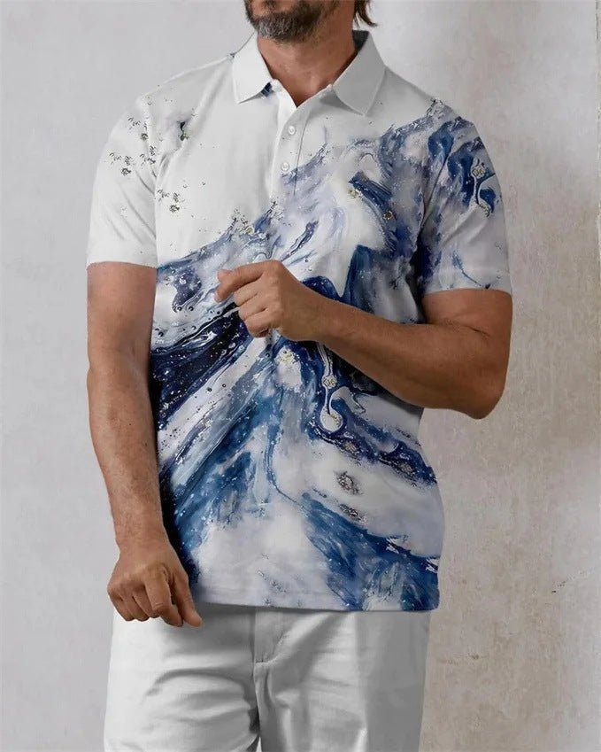 Summer Men's Daily Casual Trend Short Sleeve BMPLD31 Summer Men's Daily Casual Trend Short Sleeve - shop_name