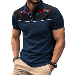 Summer Men's Short Sleeve Polo Shirt Picture Color Summer Men's Short Sleeve Polo Shirt - shop_name
