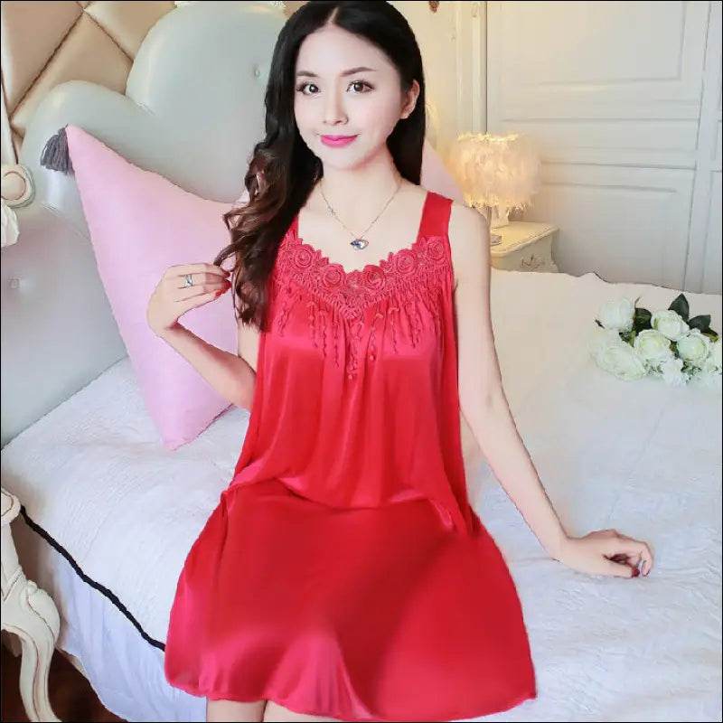 Summer Sling Loose Nightdress Women - Update Avenue 