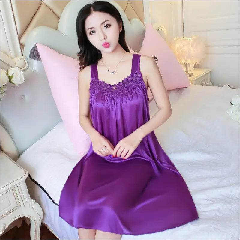 Summer Sling Loose Nightdress Women - Update Avenue 