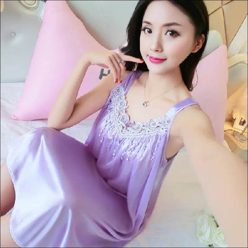 Summer Sling Loose Nightdress Women - Update Avenue 