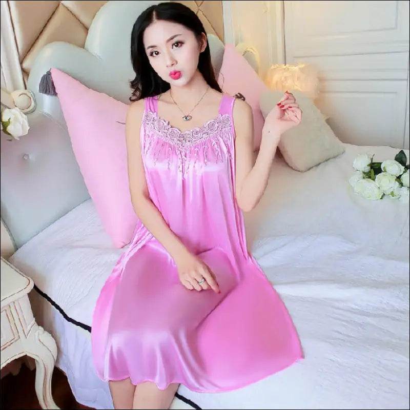 Summer Sling Loose Nightdress Women - Update Avenue 