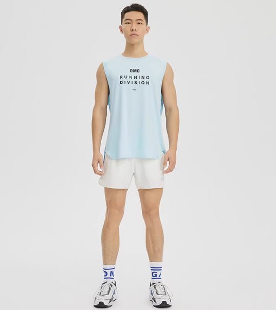 Summer Wicking Sports Vest Men's Mesh Ice Silk Lightweight Breathable Fitness Clothes Blue Summer Wicking Sports Vest Men's Mesh Ice Silk Lightweight Breathable Fitness Clothes - shop_name