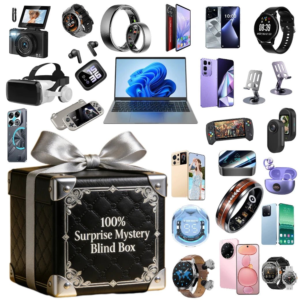 Trendy 3C Smart Electronics Mystery Box Hot Tech Gadgets Mobile Phone Smart Watch Earphone for Holiday Presents Tech Enthusiasts 3 - 5 Pieces 100% Get a Smartphone Color Multi Trendy 3C Smart Electronics Mystery Box Hot Tech Gadgets Mobile Phone Smart Watch Earphone for Holiday Presents Tech Enthusiasts - shop_name
