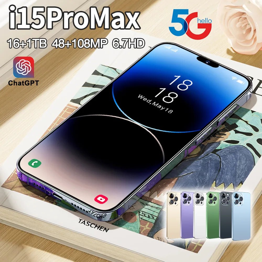 Unlocked 5G Smartphone Global Version Android Phone I15 Pro Max 16+1TB Octa Core CPU 7.3inch English Supports French German LTE Gray Unlocked 5G Smartphone Global Version Android Phone I15 Pro Max 16+1TB Octa Core CPU 7.3inch English Supports French German LTE - shop_name