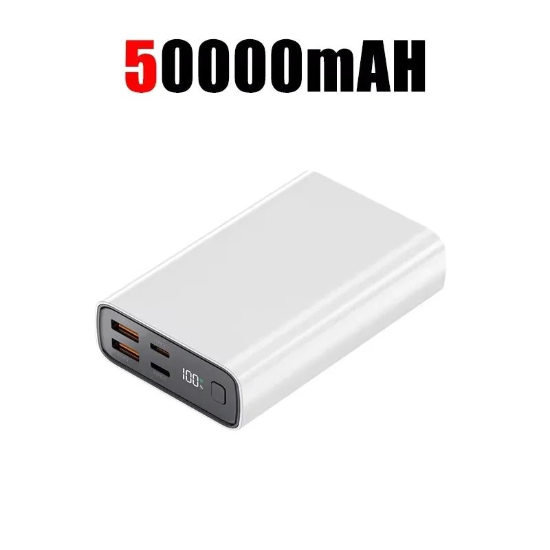 VIVO 50000mAh Large Capacity Power bank Fast Charging Portable Charger External Battery for IPhone Xiaomi Phone Laptop WH 50000mah VIVO 50000mAh Large Capacity Power bank Fast Charging Portable Charger External Battery for IPhone Xiaomi Phone Laptop - shop_name
