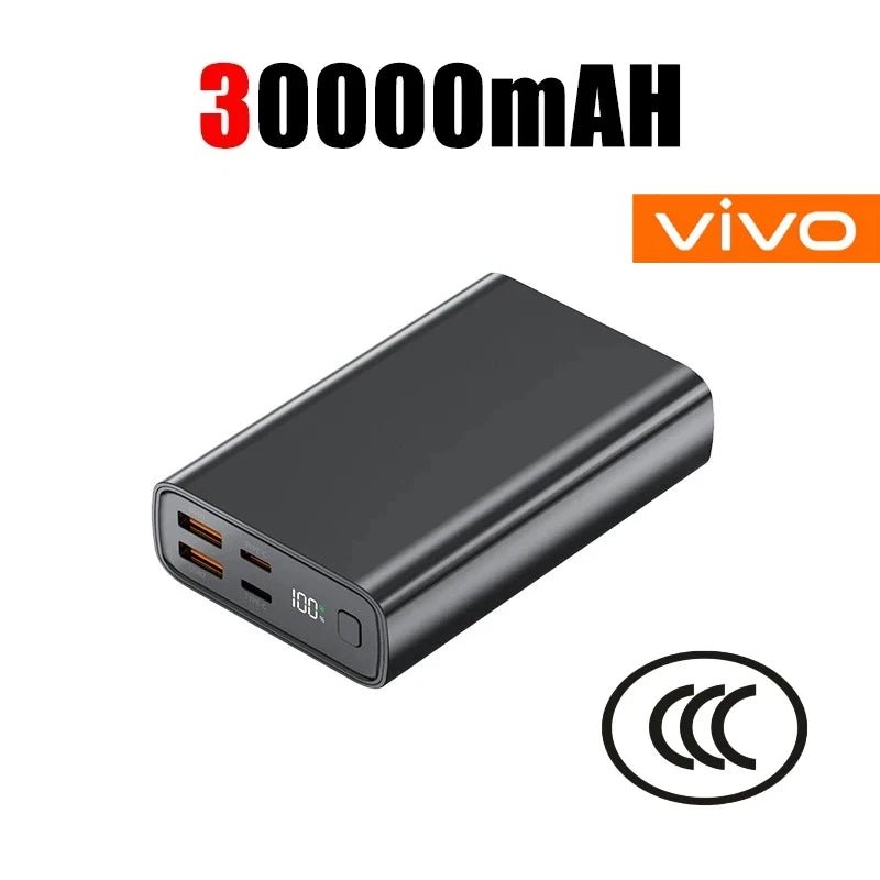 VIVO 50000mAh Large Capacity Powerbank Fast Charging Portable Charger External Battery For IPhone Xiaomi Phone Laptop 2026 BK 30000mah VIVO 50000mAh Large Capacity Powerbank Fast Charging Portable Charger External Battery For IPhone Xiaomi Phone Laptop 2026 - shop_name