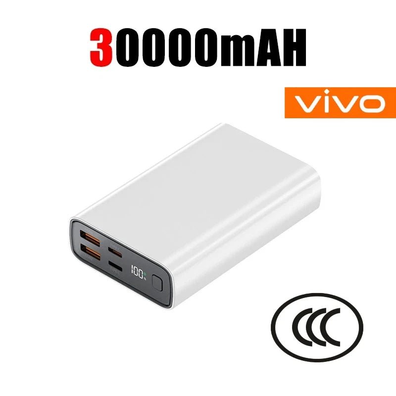 VIVO 50000mAh Large Capacity Powerbank Fast Charging Portable Charger External Battery For IPhone Xiaomi Phone Laptop 2026 WH 30000mah VIVO 50000mAh Large Capacity Powerbank Fast Charging Portable Charger External Battery For IPhone Xiaomi Phone Laptop 2026 - shop_name