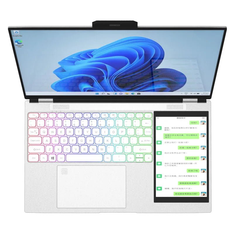 Wholesale Brand New 15.6 Inc+7Inch Dual Screen Business Laptop Win 11 Intel N150 4 Cores Support Logo Customization in Shenzhen Silver Wholesale Brand New 15.6 Inc+7Inch Dual Screen Business Laptop Win 11 Intel N150 4 Cores Support Logo Customization in Shenzhen - shop_name