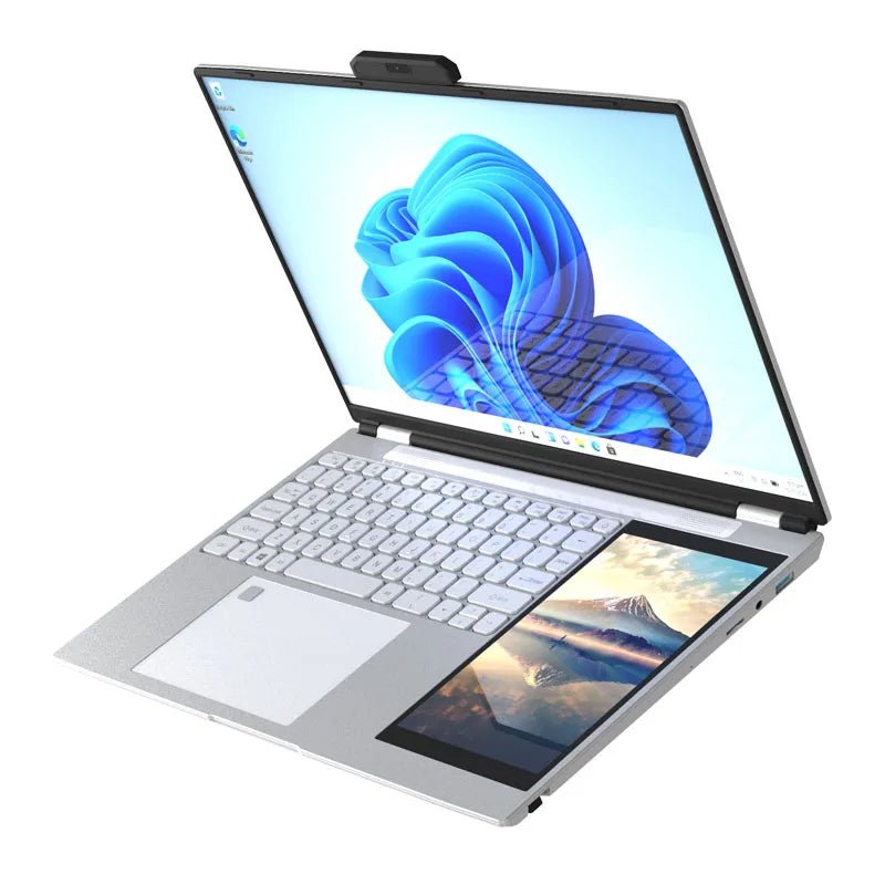 Wholesale Brand New 15.6 Inc+7Inch Dual Screen Business Laptop Win 11 Intel N150 4 Cores Support Logo Customization in Shenzhen Silver Wholesale Brand New 15.6 Inc+7Inch Dual Screen Business Laptop Win 11 Intel N150 4 Cores Support Logo Customization in Shenzhen - shop_name