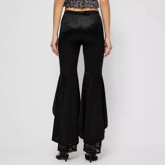 Women's Elegant Lace Casual Bell-bottom Pants - Update Avenue 