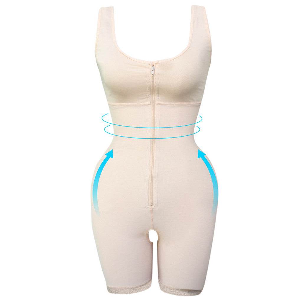 Women's Zipper Slimming Bodysuit Shapewear - Update Avenue 