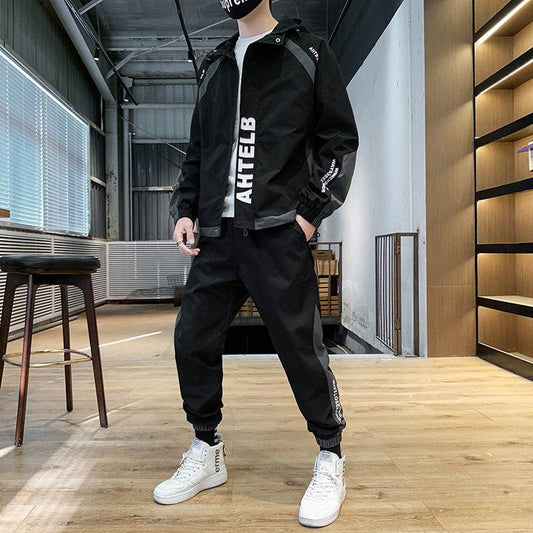 Workwear Suit Men With Handsome Autumn Casual Sportswear Jacket - Update Avenue 
