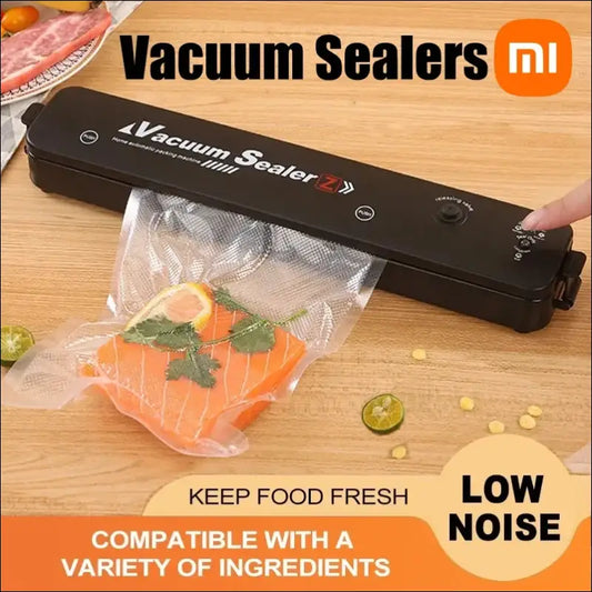 Xiaomi Electric Vacuum Sealer Food Sealer Machine Foods Fresh Storage Vacuum Sealer Machine Plastic Bags Sealer