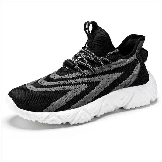Youth Trendy Shoes Breathable Fly Woven Sports Men's Shoes - Update Avenue 