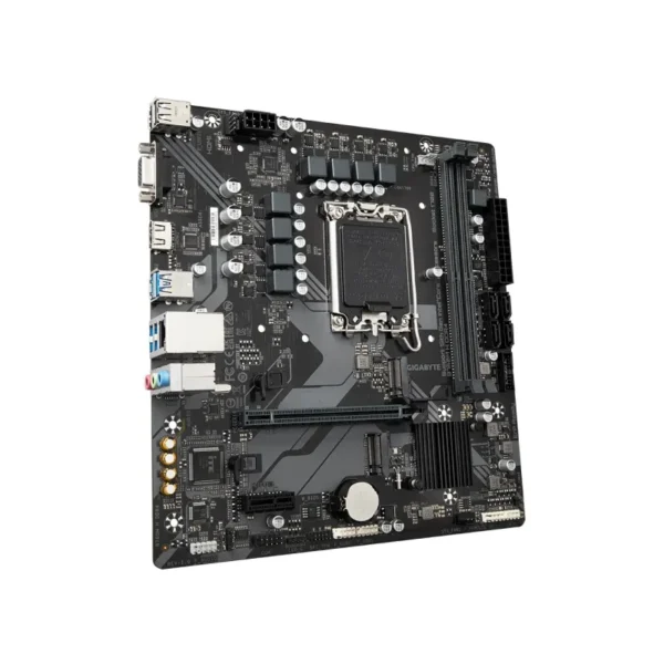 Gigabyte B760M H DDR4 Intel LGA 1700 m-ATX Motherboard, 2x DDR4 64GB, 1x PCI-E