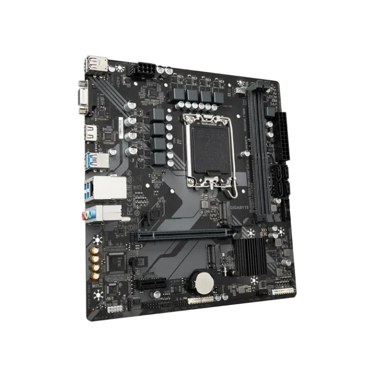 Gigabyte B760M H DDR4 Intel LGA 1700 m-ATX Motherboard, 2x DDR4 64GB, 1x PCI-E