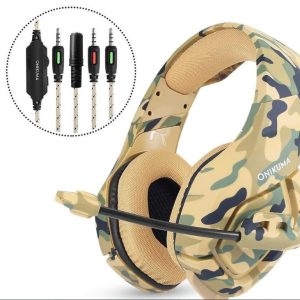 Destruction Camouflage Gaming Headset