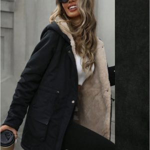 Aveloria Fashion Loose Casual Versatile Hooded Zip-Up