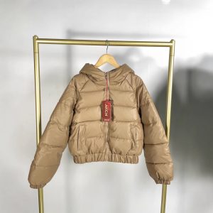 Hooded High Waist Ultra Short Cotton Jacket