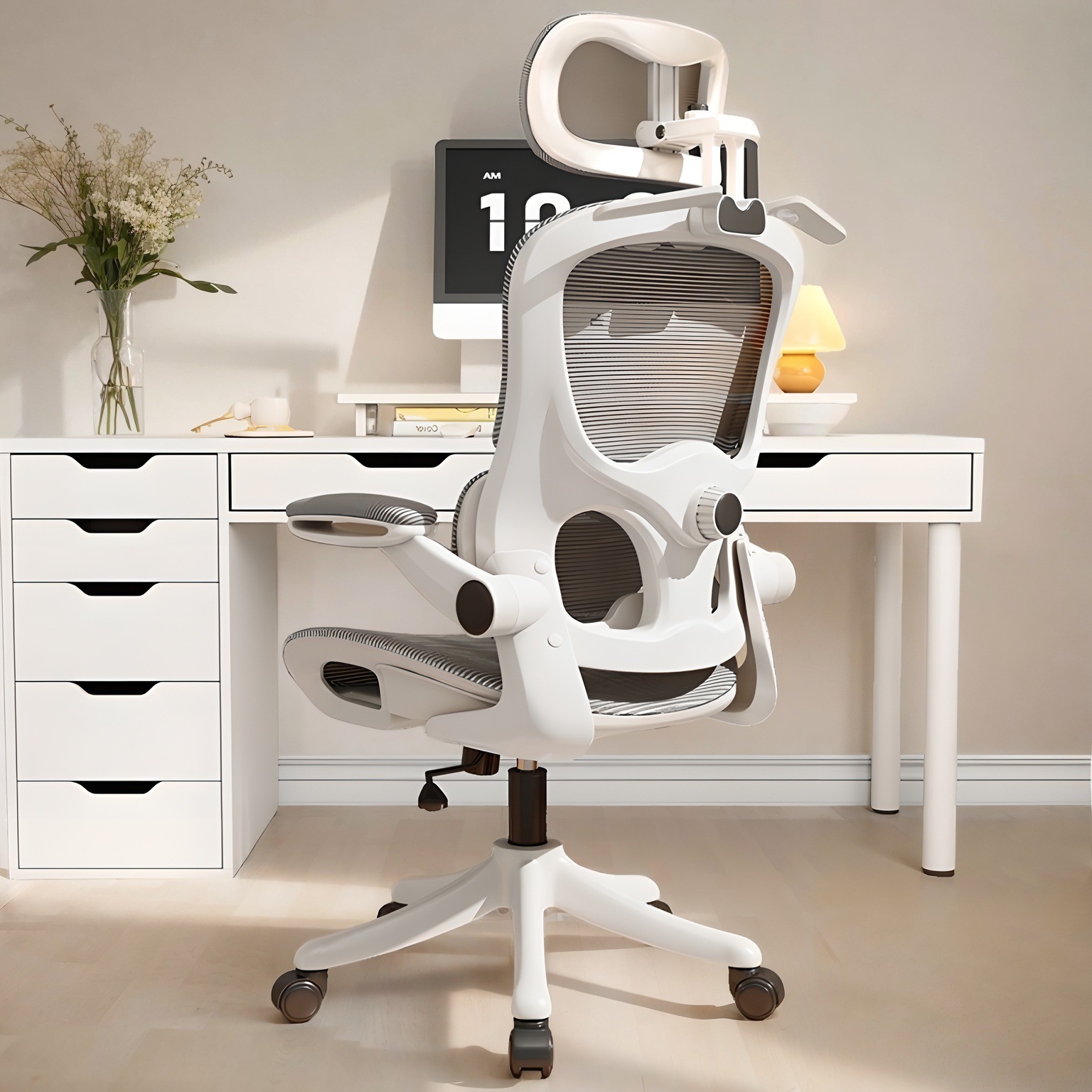 Ergonomic Chair Waist Support Computer Chair Comfortable Long-sitting Office Chair