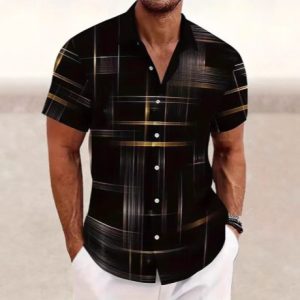 Men's Button Shirt Casual Fashion Outdoor Vacation