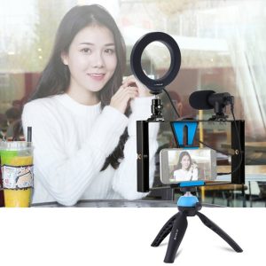 Mobile phone live rabbit cage set