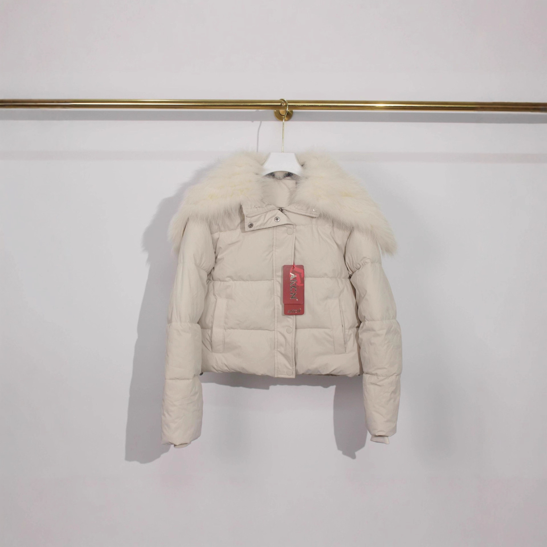 Down Coat Jacket Women's Fur Collar - Image 4