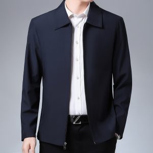 Middle-aged Men's Casual Lapel Jacket