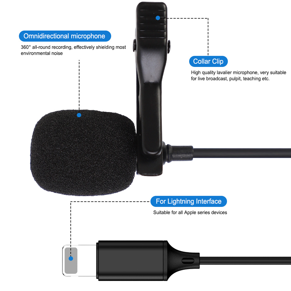 Mobile phone lavalier microphone - Image 2