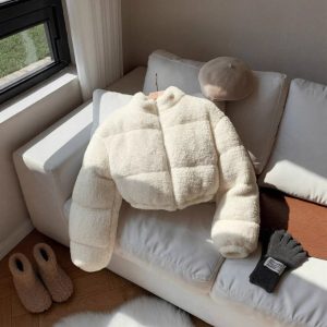 European And American Jacket Lambswool Vintage Coat