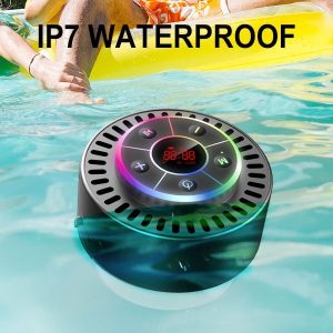 Waterproof Bathroom Bluetooth Speaker Dustproof Shockproof LED Radio Mini Speaker
