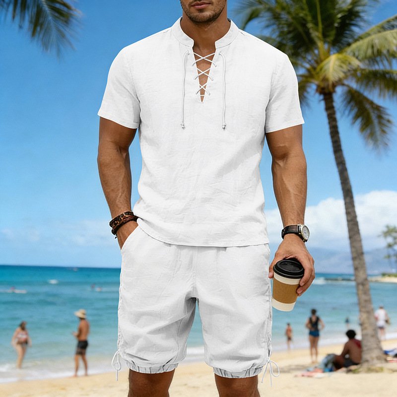 Summer Hip-Hop High-Street Men's Short-Sleeve