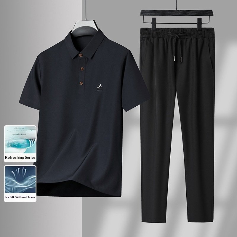 T-shirt Casual Sport Two-piece Set Casual Pants