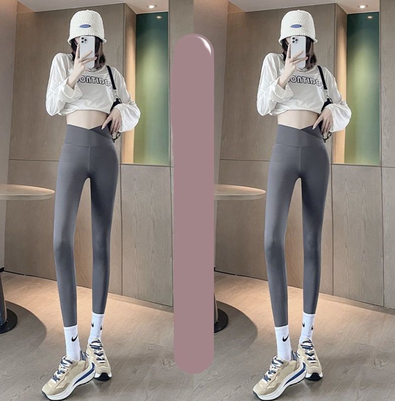 Cross Waist Shark Pants Wear High
